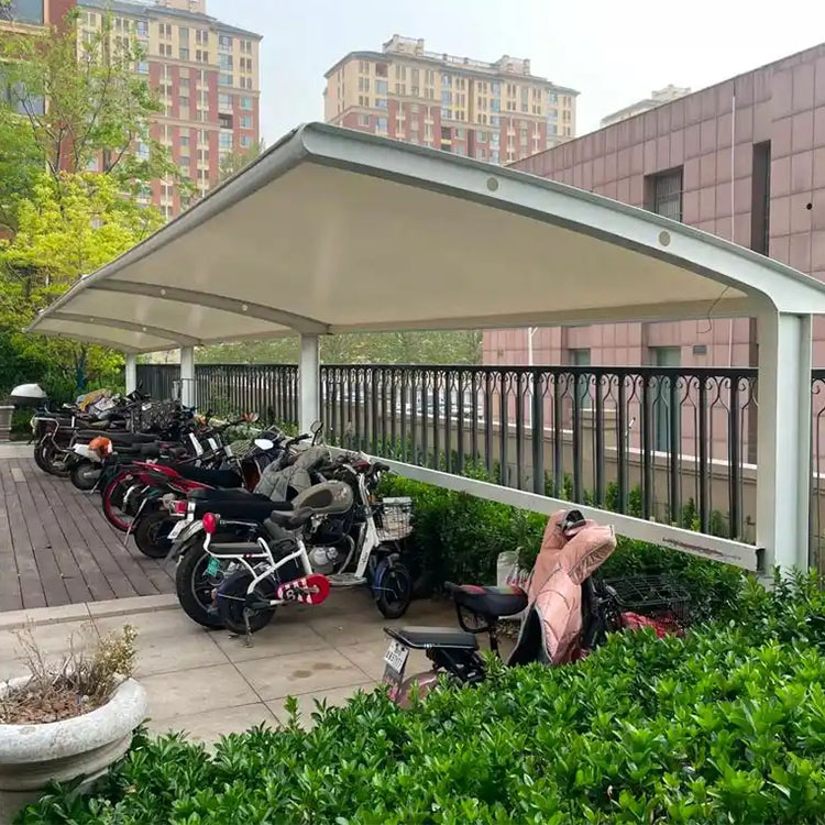 浦江县膜结构电动车棚